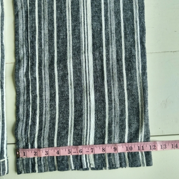 Briggs wide leg elastic waist pants Linen-Rayon blend XXL - Picture 4 of 5